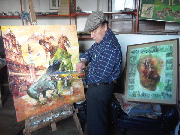 Rafael Gutiérrez artista riobambeño