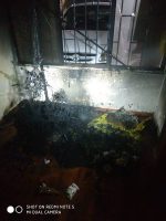 Incendio en un pesebre