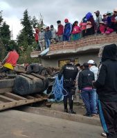 Accidente vía Licto-Riobamba