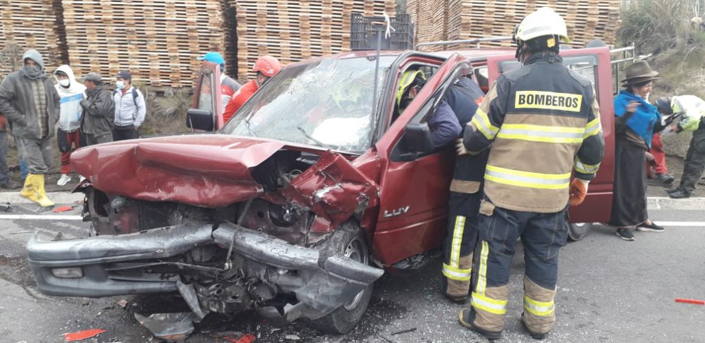 Accidente de tránsito en curva de San Andrés