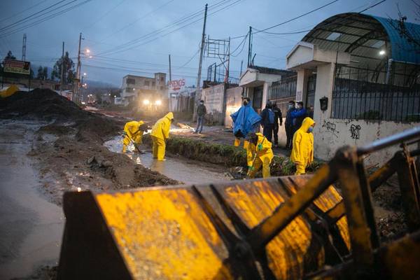 Fuertes lluvias Riobamba