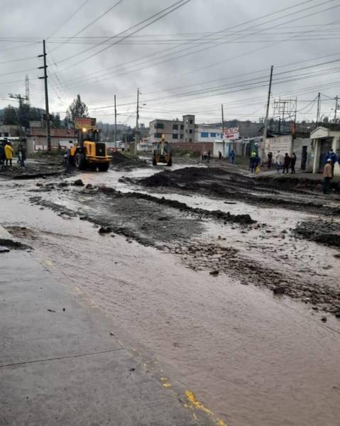 Quebradas rellenadas illegalmente Riobamba
