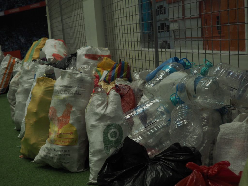 Reciclaje en mercados de Riobamba