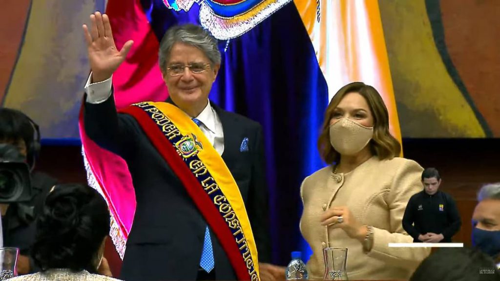 Posesión del nuevo presidente de Ecuador: Guillermo Lasso Mendoza