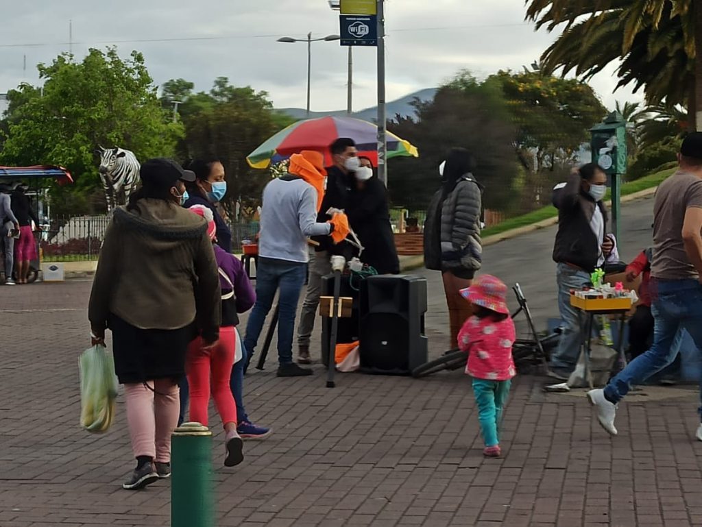 parques y mercados de Riobamba