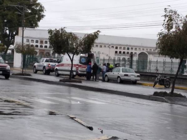 Hombre fue atropellado en Riobamba