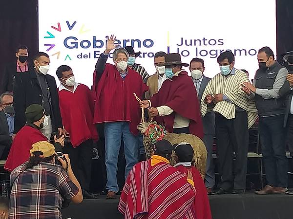 Lasso entregó 627 mil dólares a Chimborazo