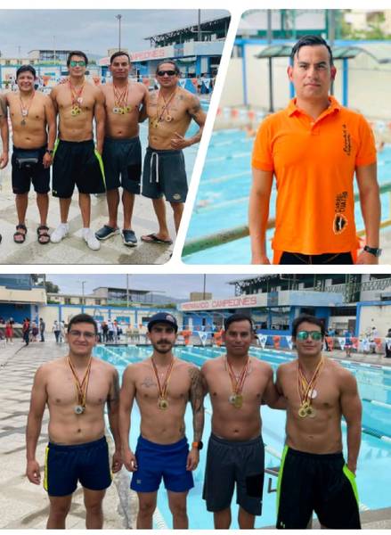 Riobambeños rompen récord en natación