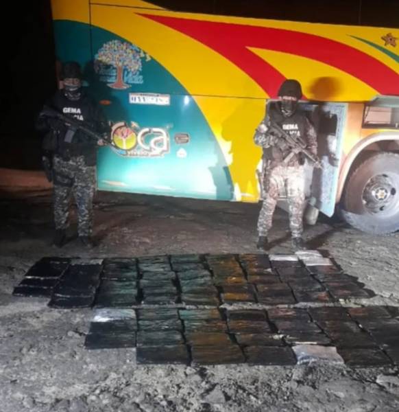 Policía decomisó 40 kilos de droga