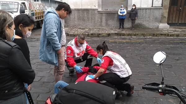 Accidentes motos Riobamba