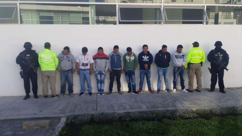 Bandas delictivas Riobamba