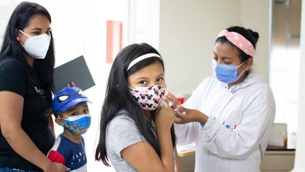 53% de niños están vacunados
