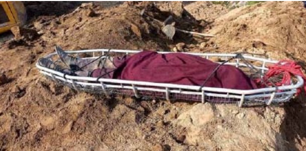 Hombre muere sepultado
