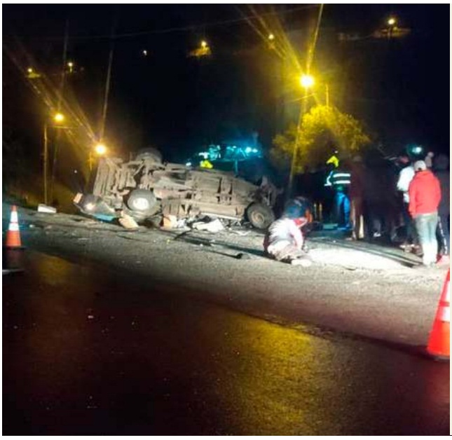 siniestro cobró 2 vidas en Riobamba