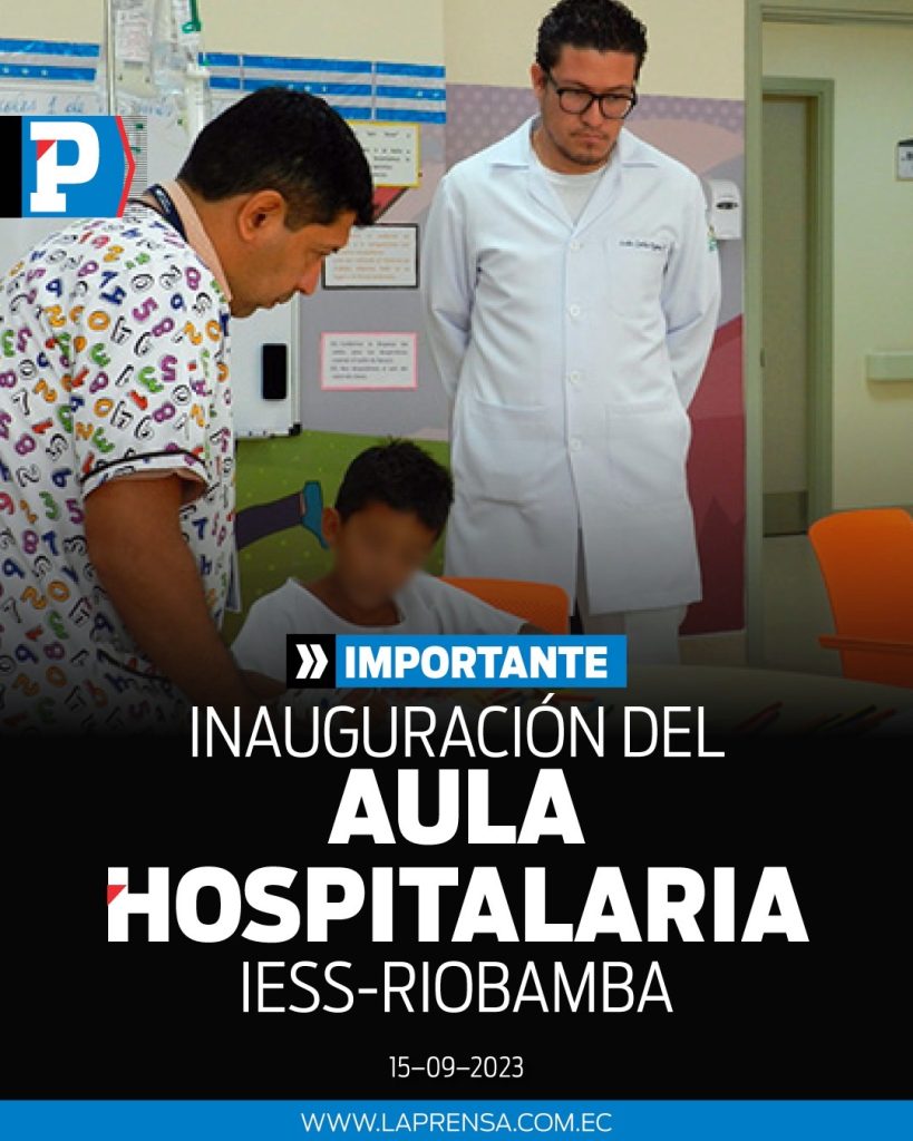 Inauguración del aula hospitalaria.