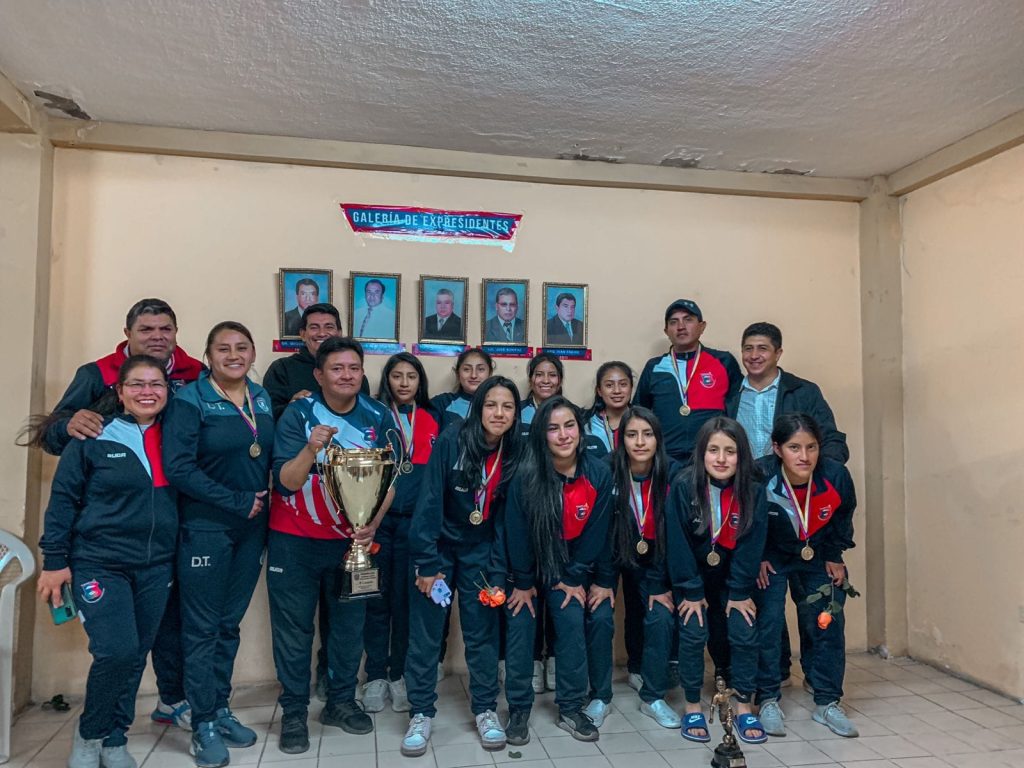 Campeonas en el torneo Barrial de Fútbol Sala Femenino.