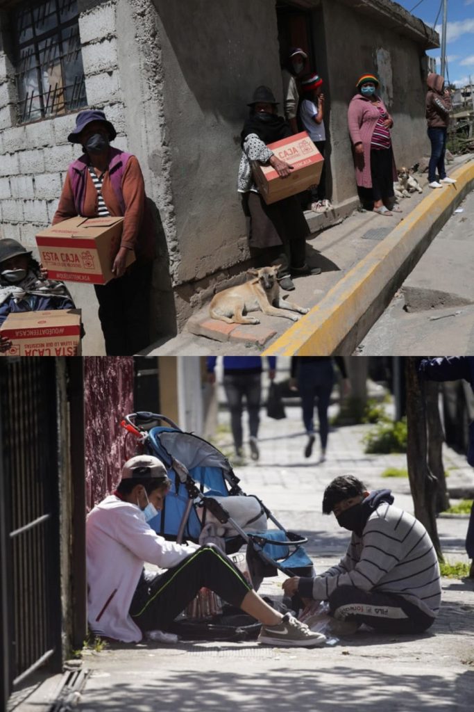 La pobreza en las zonas urbanas.