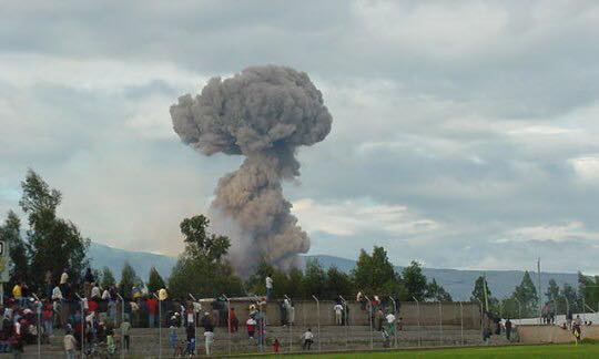 El incendio en la Brigada causó temor.