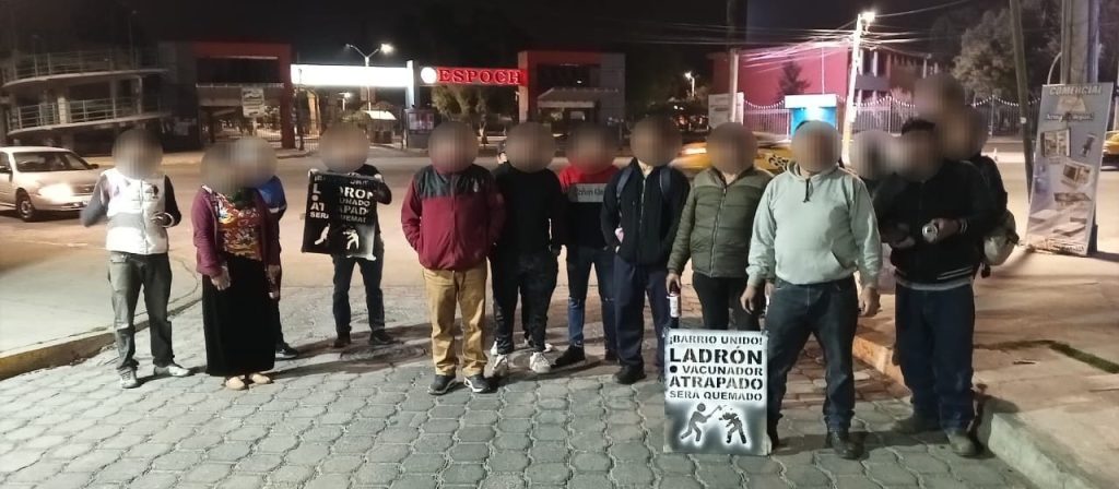 Vecinos se unen para combatir la inseguridad.