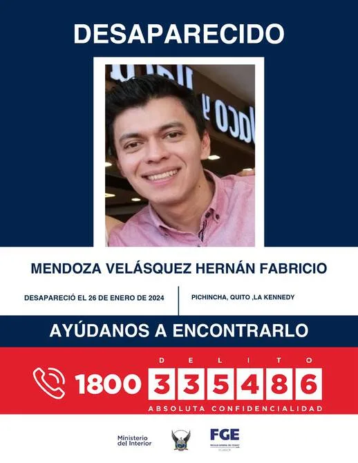 Desaparición de Hernán Mendoza