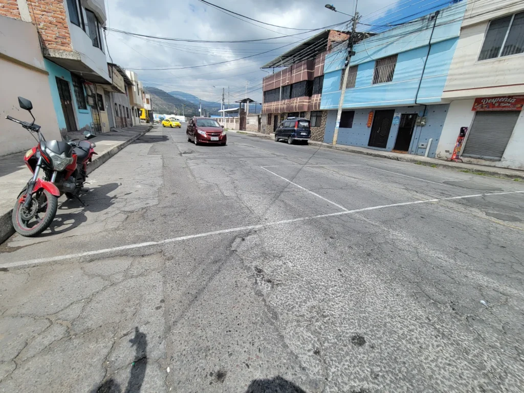 Esta es la cancha de fútbol del barrio