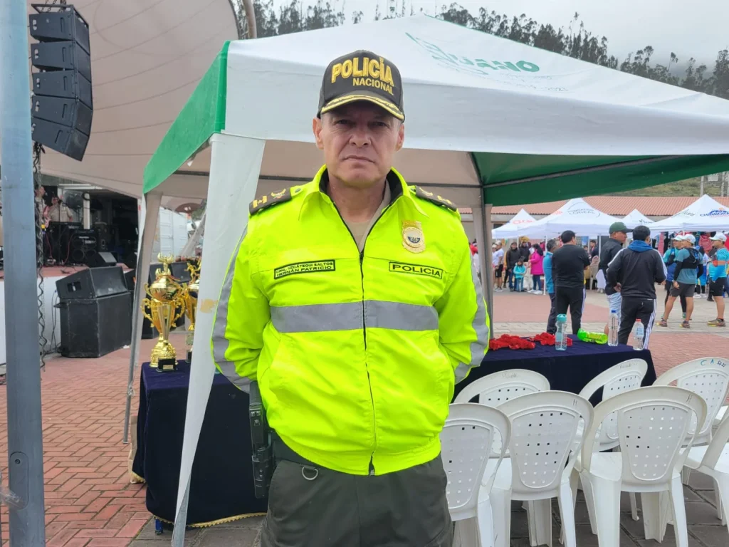 Coronel Hernán Uzcátegui, comandante de la Subzona de Policía “Chimborazo”