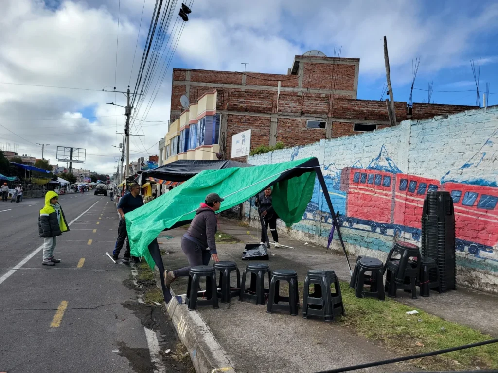 Comerciantes se quejaron del alquiler de puestos en el desfile de la alegría.