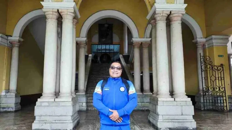 Pablo Tayoduque, entrenador y técnico metodólogo de la Federación Deportiva de Taekwondo.