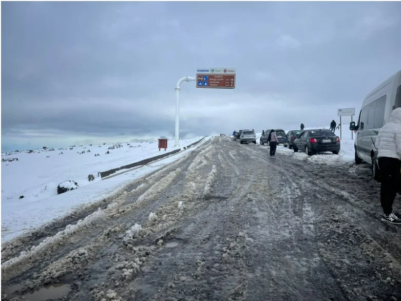 Paso restringido en la vía Riobamba - Guaranda. Varios cantones están en emergencia por lluvias.