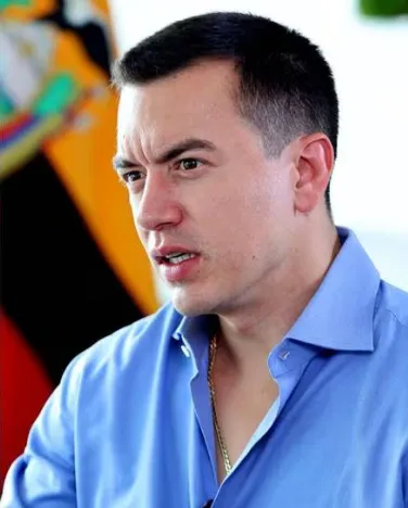 En comunicado emitido por Daniel Noboa al Ecuador.