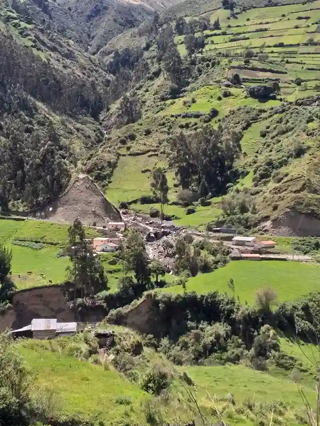 Zona con mayor afectación por las lluvias.