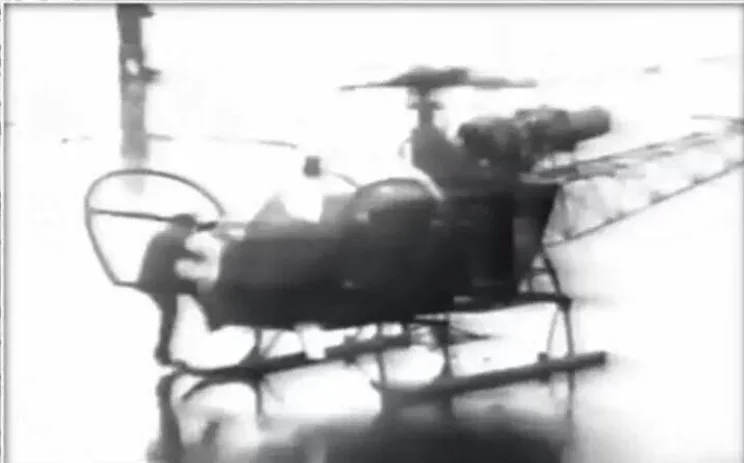 Luicio Gutierrez en su fuga en el helicóptero