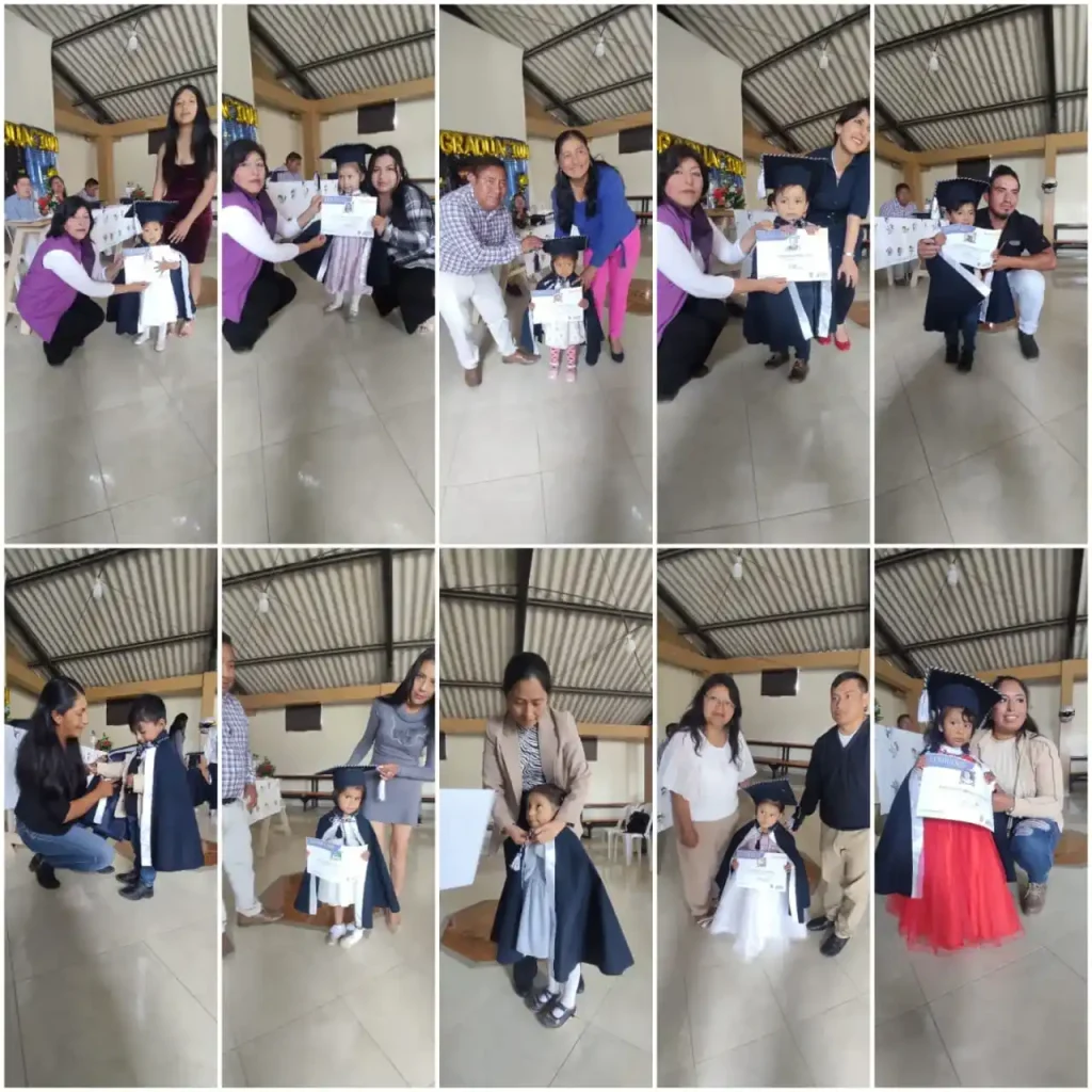 MIES graduó a niños y niñas de tres años en Riobamba