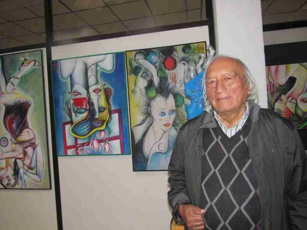 Miguel Yaulema, escultor gestor de la construcción del Monumento a Mons. Proaño.