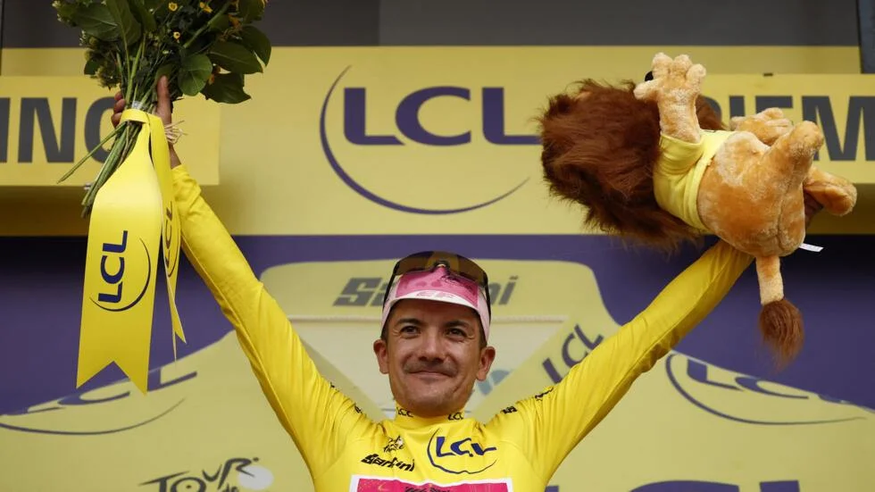 Richard Carapaz, el ciclista ecuatoriano que lidera el Tour de Francia, llegará a Riobamba para organizar una competencia.