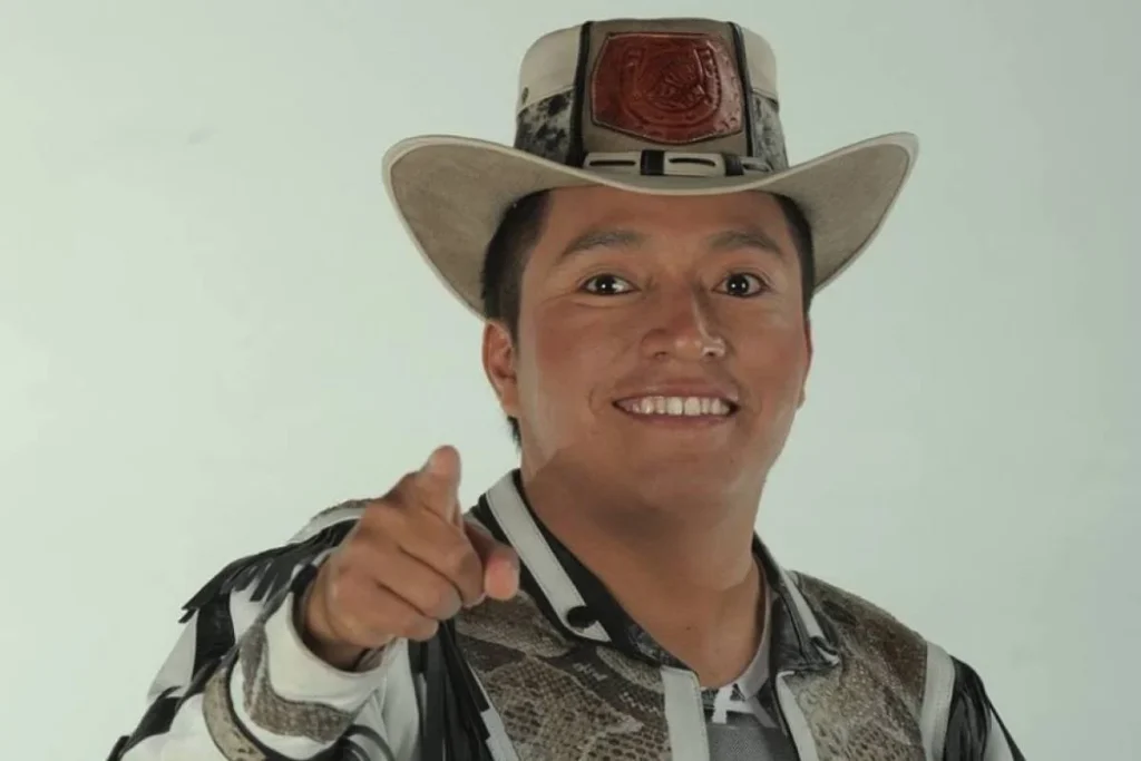 Delfín Quishpe, alcalde de Guamote acusado por tráfico de influencias.
