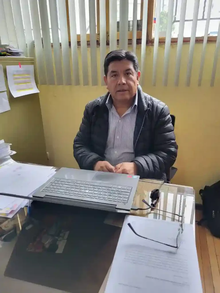Vicente Parreño, docente de la UE Isabel de Godín