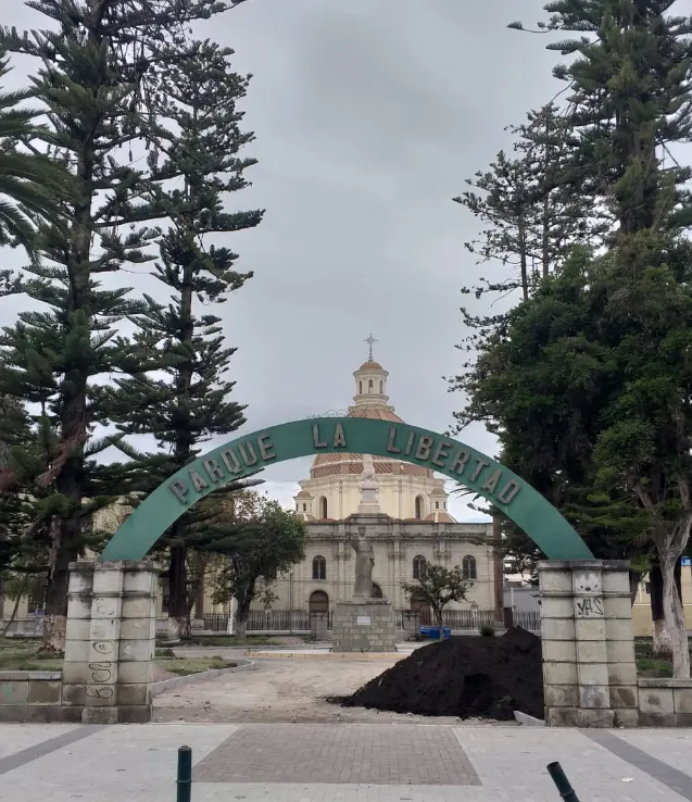 Seguridad de parque La libertad no existe.
