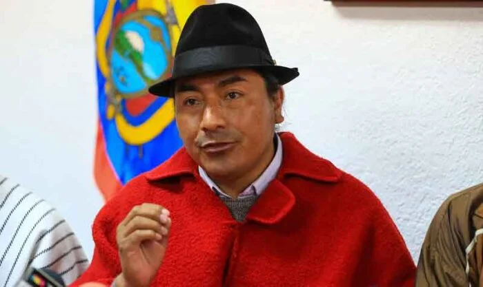 Leonidas Iza, presidente de la CONAIE