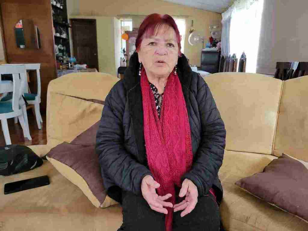 Pilar Fernández, coordinadora de turno de la Coordinadora Política de Mujeres de Chimborazo