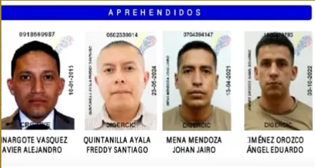 Implicados en el femicidio de Aidita Ati.