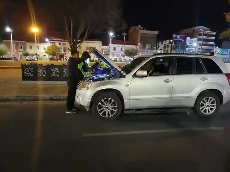 Hasta un vehículo del Estado se descubrió que era mal utilizado