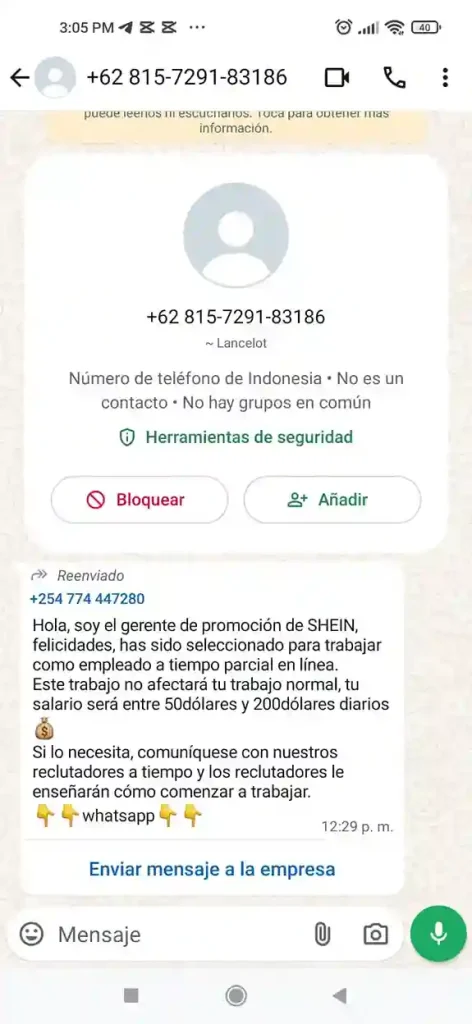 No peque de ingenuo, si es fácil o barato no es confiable