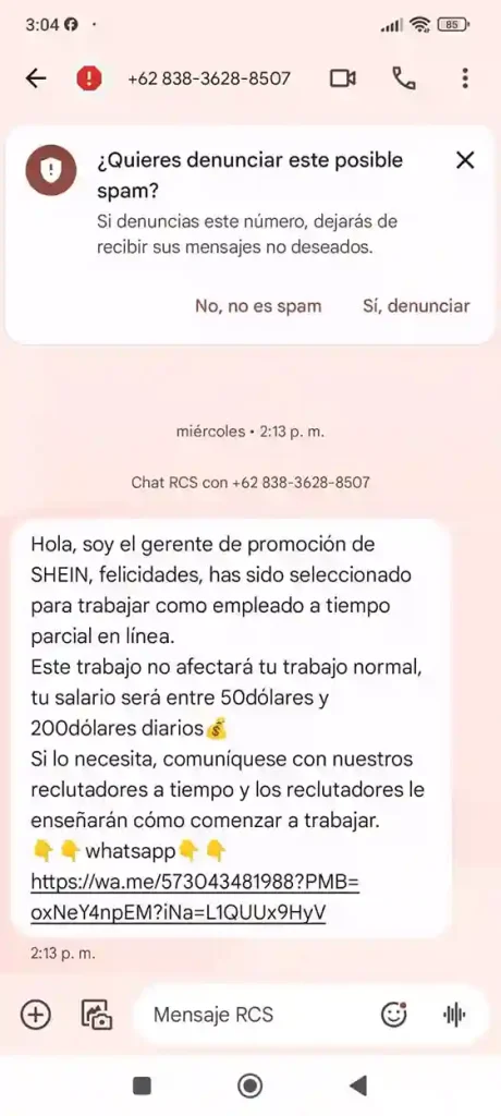 En esta modalidad de engaño ofrecen pagos por reseña a las personas que califiquen positivamente artículos