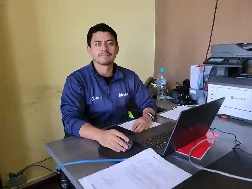 Cristian Villafuerte, jefe operativo de la Dirección municipal de Movilidad