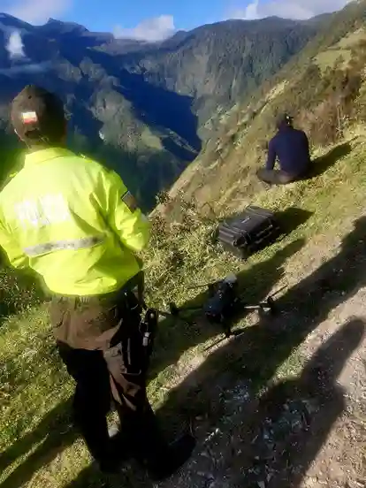 Hasta drones se emplearon para cubrir más terreno