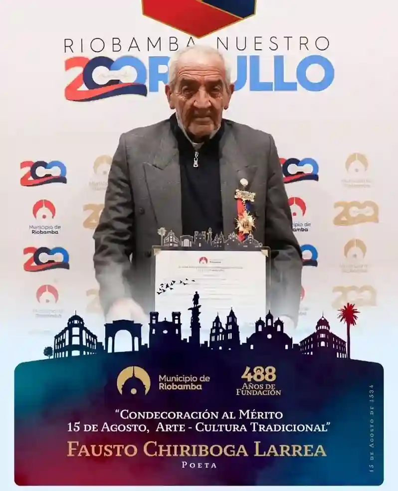 El maestro Fausto Chiriboga descansa en paz, dejando un hondo vacío en la sociedad riobambeña y ecuatoriana