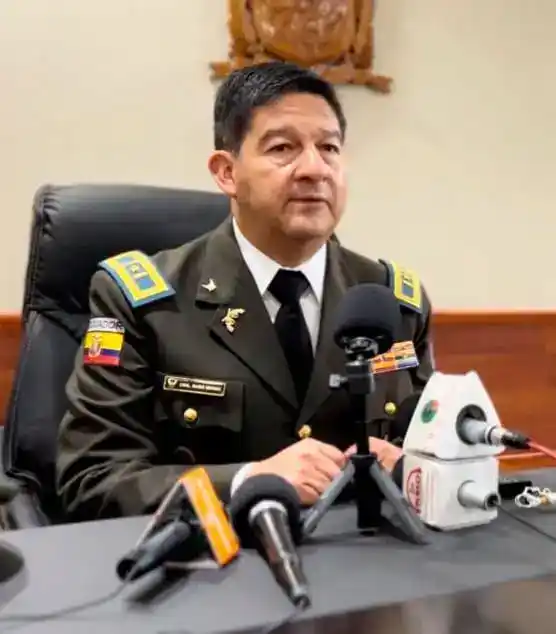 Crnl. Mario Merino, comandante de la Zona 3 de la Policía Nacional