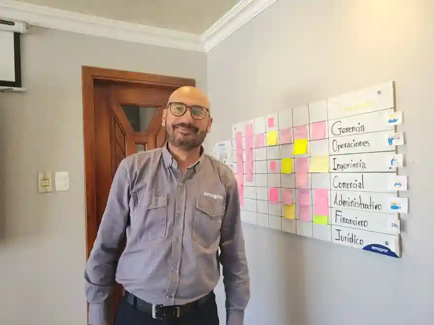 Nelson Muñoz, gerente general de la EP-EMAPAR