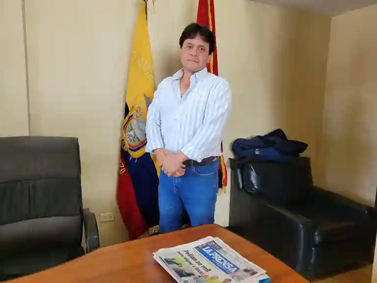 Marcelo Mancheno, intendente general de Policía en Chimborazo